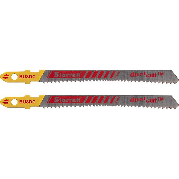 Lâmina de serra tico-tico cartela com 2 peças BU3DC-2 STARRETT