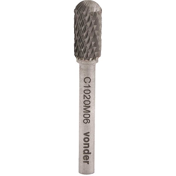 Lima rotativa abaulada 10,0mm x 20,0mm com haste 6,0mm VONDER