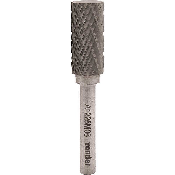 Lima rotativa cilíndrica 12,0mm x 25,0mm com haste 6,0mm VONDER