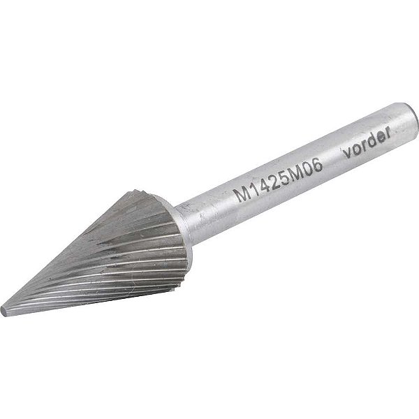 Lima rotativa cônica ponteaguda 16,0mm x 25,0mm com haste 6,0mm VONDER