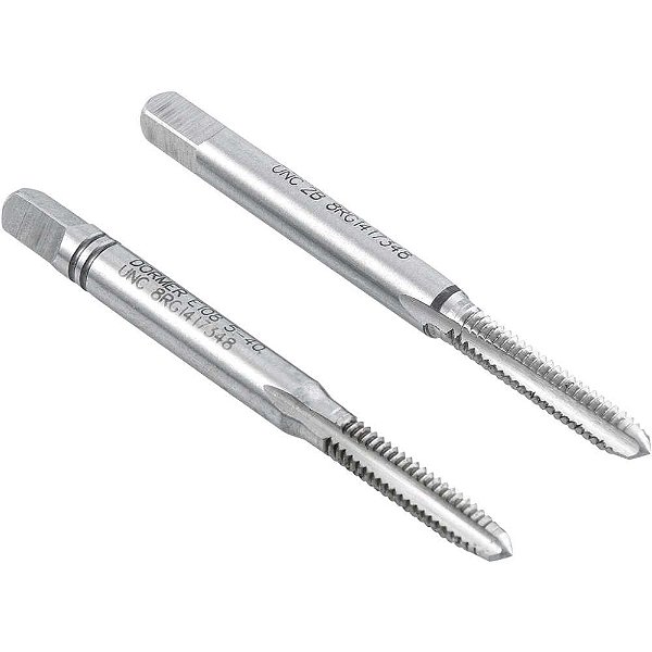 Macho manual de aço rápido Nº5 - 1/8" UNC jogo com 2 peças DORMER