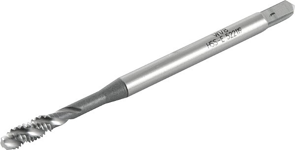 Macho máquina HSS-E 1/8" BSW com canal helicoidal DIN 2182 VONDER PLUS