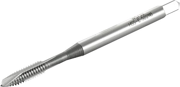Macho máquina HSS-E 5/32" BSW com ponta helicoidal DIN 2182 VONDER PLUS