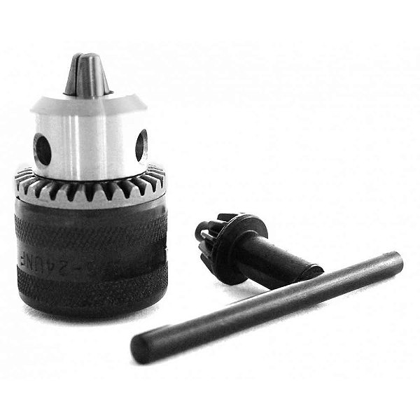 Mandril 10M 3/8X24 médio 1,5-10,0mm com chave DW22E DEWALT