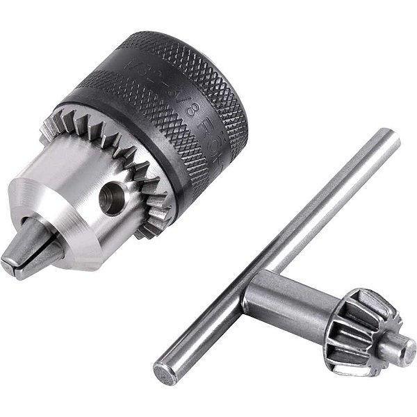 Mandril com chave 10L 1,0mm - 10,0mm 1/2" x 20 fios leve 1322221 RÖHM