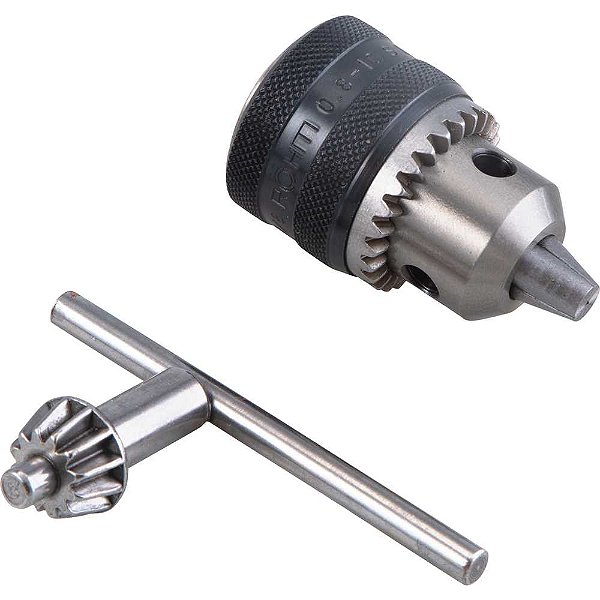 Mandril com chave 10S 0,8mm - 10,0mm cone B12 72653 RÖHM