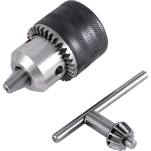 Mandril com chave 13L 1,5mm - 13,0mm 1/2" x 20 fios leve 1322223 RÖHM