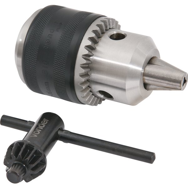 Mandril com chave 3,0mm - 16,0mm cone B16 profissional VONDER