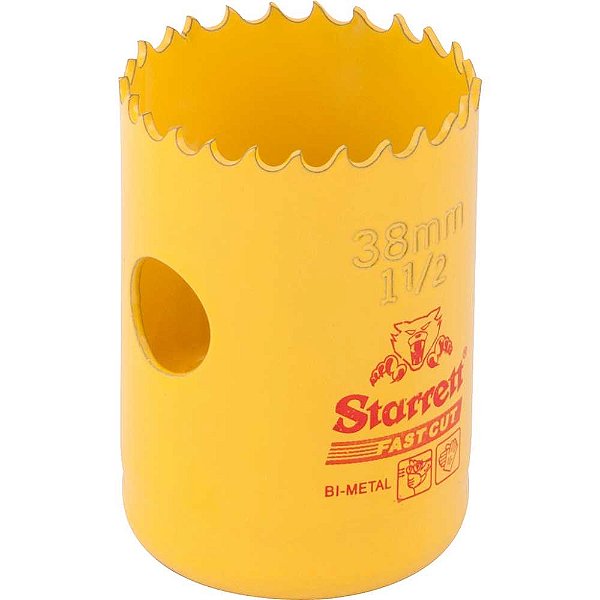 Serra copo de aço rápido 38mm - 1.1/2" Fast cut FCH0112-G STARRETT