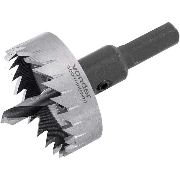 Serra copo de aço rápido 38mm para inox VONDER