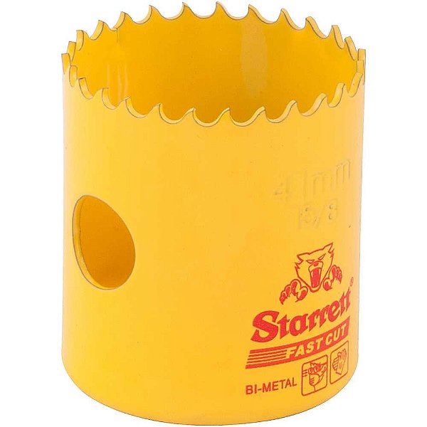 Serra copo de aço rápido 41mm - 1.5/8" Fast cut FCH0158-G STARRETT