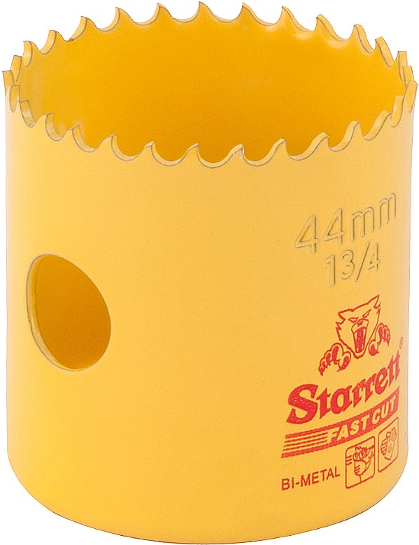 Serra copo de aço rápido 44mm - 1.3/4" Fast cut FCH0134-G STARRETT