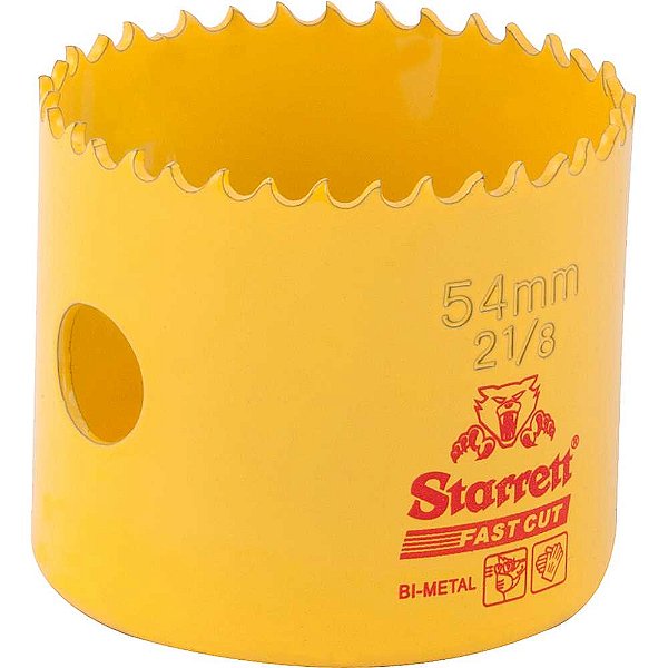Serra copo de aço rápido 54mm - 2.1/8" Fast cut FCH0218-G STARRETT