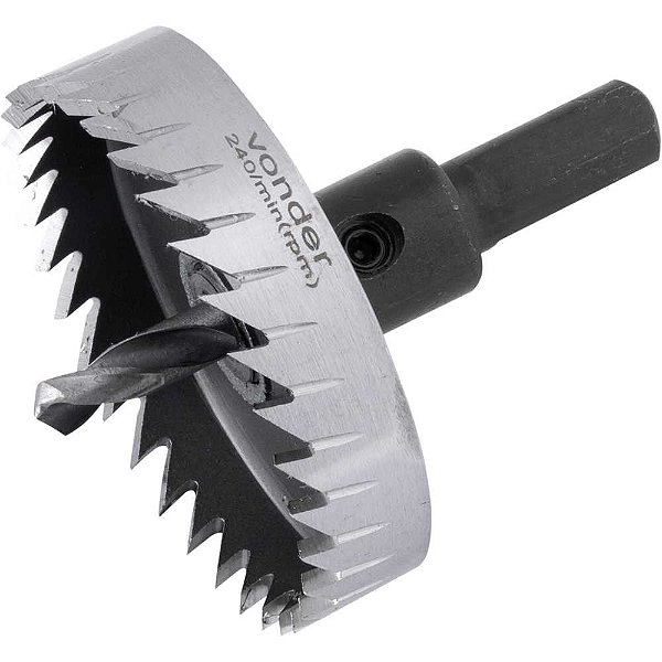 Serra copo de aço rápido 65mm para inox VONDER