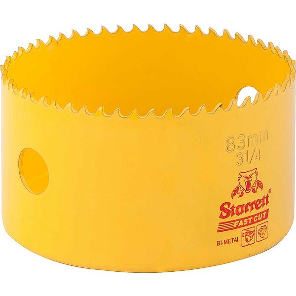 Serra copo de aço rápido 83mm - 3.1/4" Fast cut FCH0314-G STARRETT