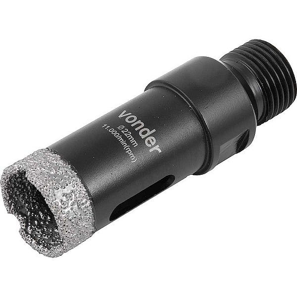 Serra copo diamantada 22mm para esmerilhadeira VONDER