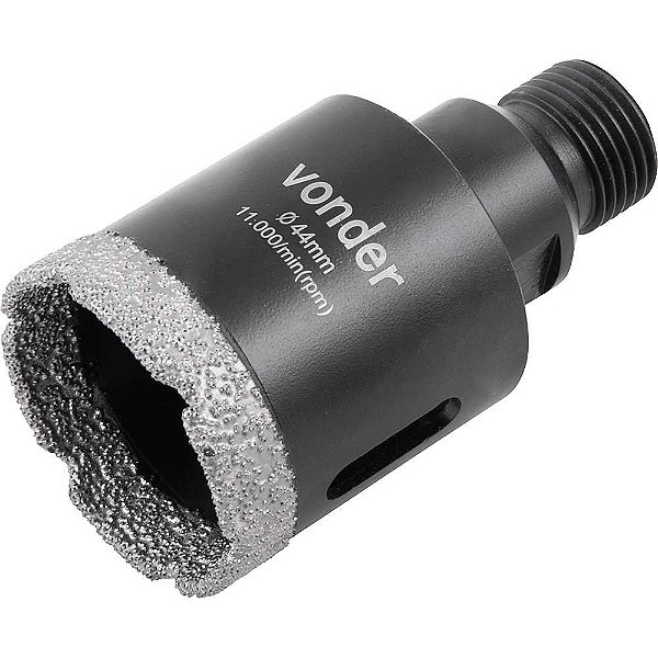 Serra copo diamantada 44mm para esmerilhadeira VONDER