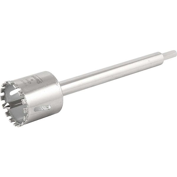 Serra copo diamantada 45mm com haste STARRETT