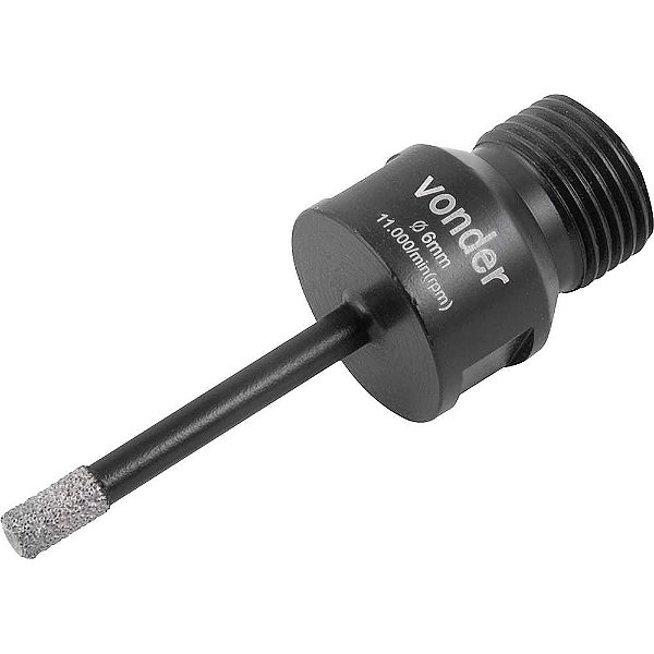Serra copo diamantada 6mm para esmerilhadeira VONDER