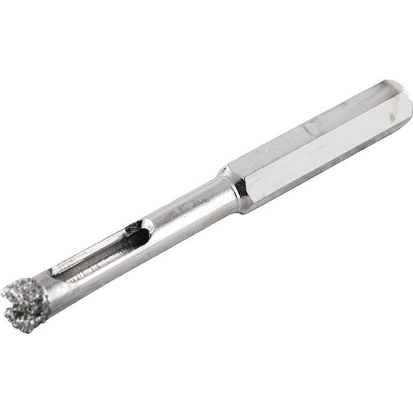 Serra copo diamantada 6mm refrigerada com haste VONDER