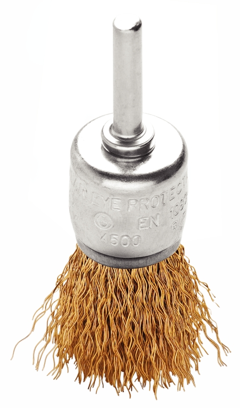 Escova tipo pincel arame ondulado com haste 1x1/4'' - Tramontina