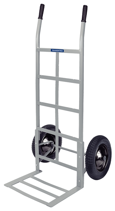 Carrinho de Mão para Cargas Tramontina com Chassi Metálico Reforçado e Braço Metálico Capacidade 200 Kg
