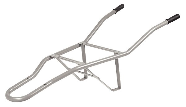 Conjunto de Braços para Carrinho de Mão Tramontina em Aço Tubular 1,5 mm Cinza