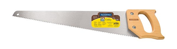Serrote Tramontina Utility 20" com 7 Dentes por Polegada Lâmina em Aço Especial e Cabo de Madeira