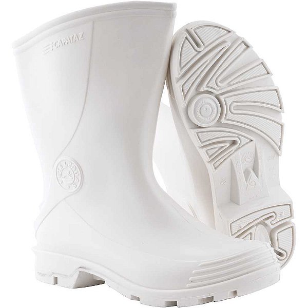 Bota de PVC branca cano curto Capataz II 35 ALPARGATAS