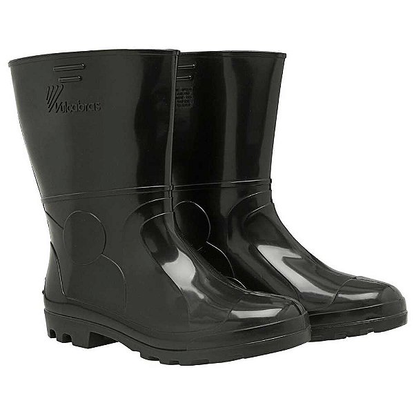 Bota de PVC preta cano curto 42 VULCABRAS