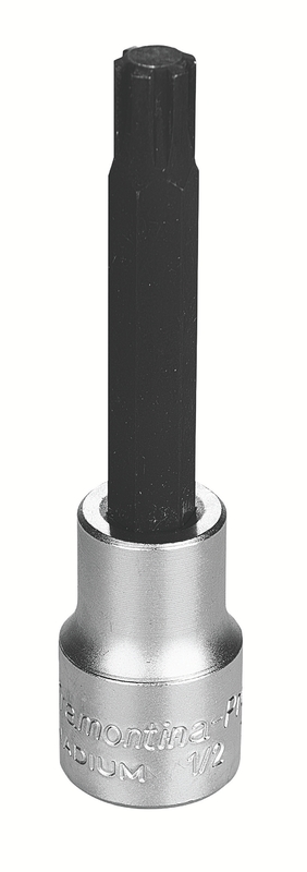 Soquete em Aço Cromo Vanádio Ponta RIBE Longa 10 mm - Encaixe 1/2" Tramontina PRO