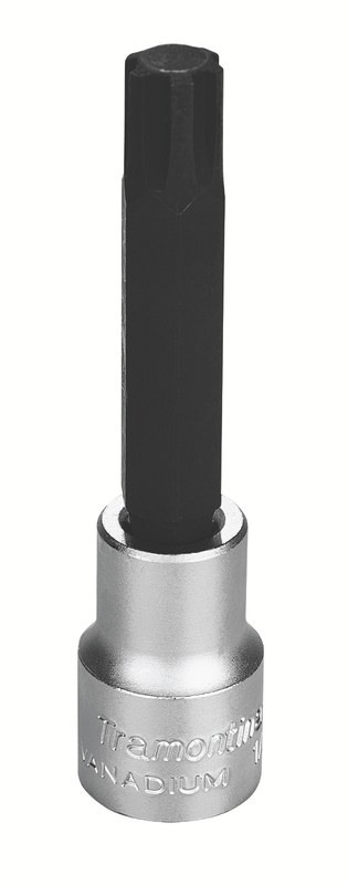Soquete em Aço Cromo Vanádio Ponta RIBE Longa 12 mm - Encaixe 1/2" Tramontina PRO