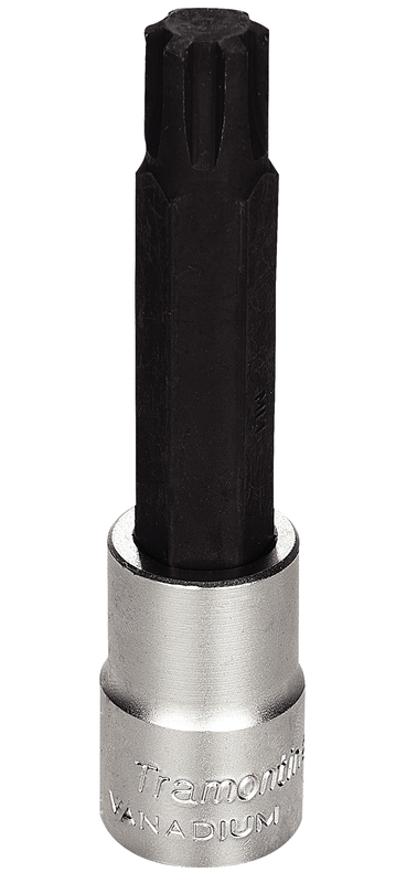 Soquete em Aço Cromo Vanádio Ponta RIBE Longa 14 mm - Encaixe 1/2" Tramontina PRO