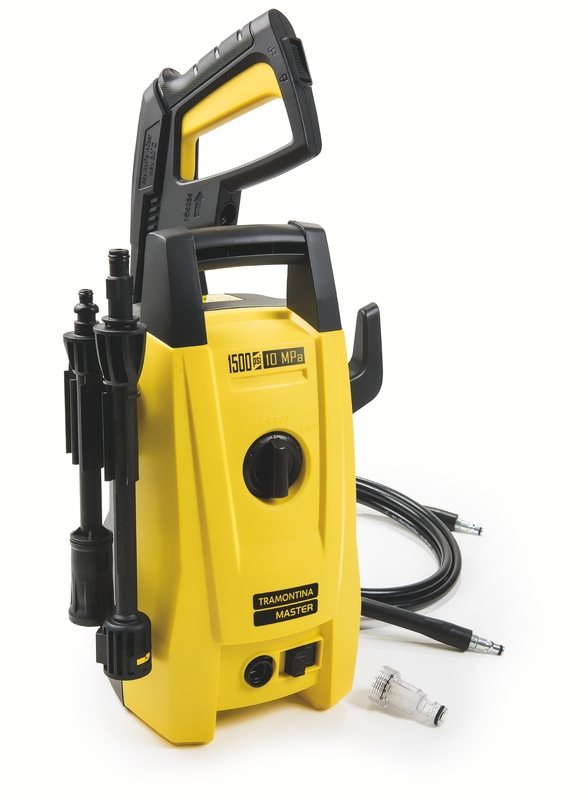 Lavadora de Alta Pressão 1200 W Tramontina MASTER para Uso Doméstico com Mangueira Alta Pressão 3 m Jato Regulável 1500 psi 220 V
