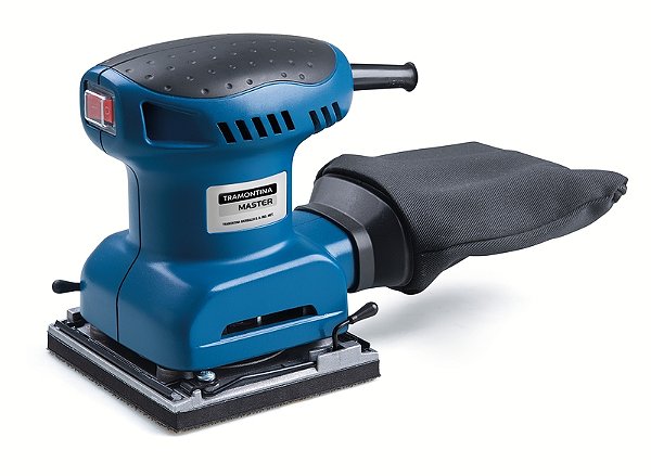 Lixadeira Orbital 210 W 220 V Tramontina MASTER para Uso Profissional com Sistema Coletor de Pó