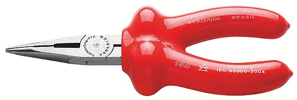 Alicate Meia Cana Isolado IEC 60900 - 6'' Tramontina PRO