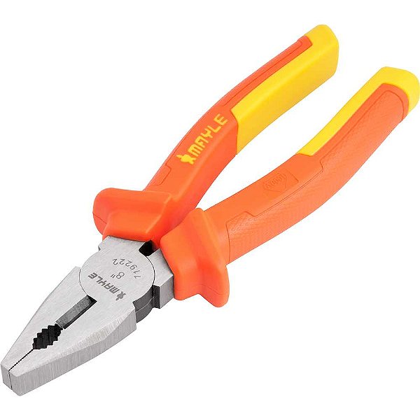 Alicate universal 8" cromo vanádio emborrachado com isolação até 1.000V 119222M MAYLE