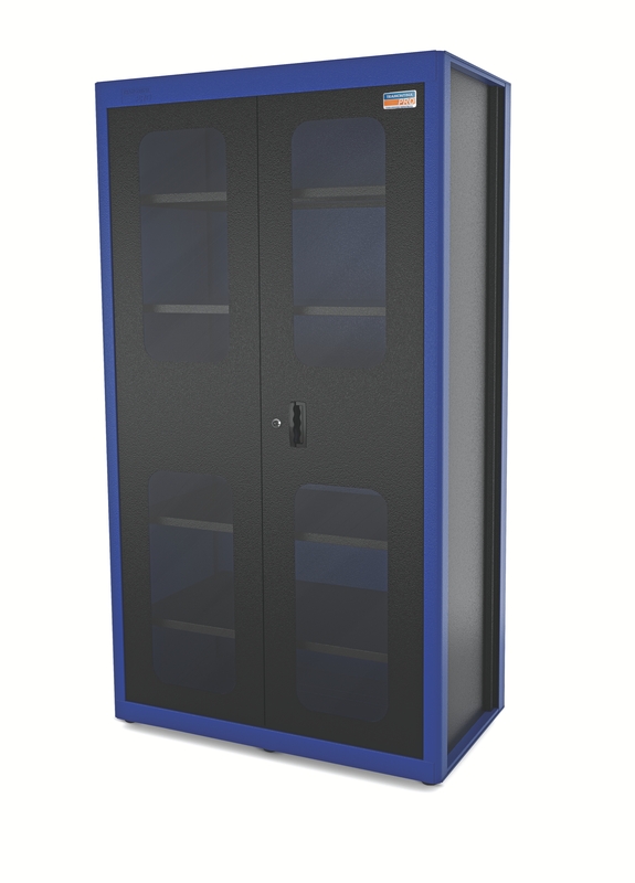 Armário Vertical para Ferramentas 2 Portas com Visores Azul Tramontina PRO