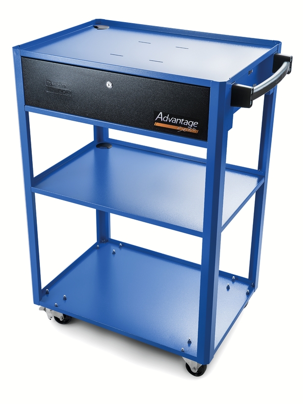 Rack Móvel Aberto para Computador - Azul Tramontina PRO