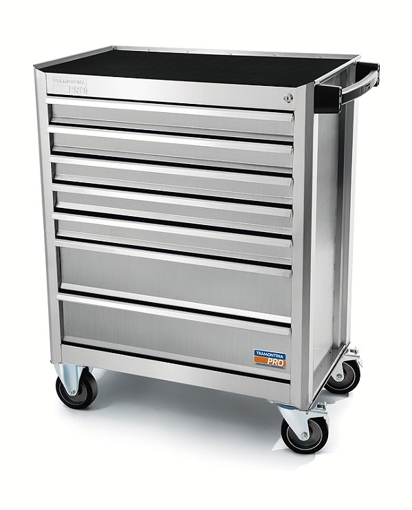 Carro em Inox para Ferramentas Tramontina PRO 7 gavetas