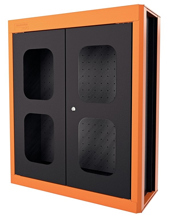 Painel Superior Grande com 2 portas e Chapas Perfuradas para Ferramentas Tramontina PRO