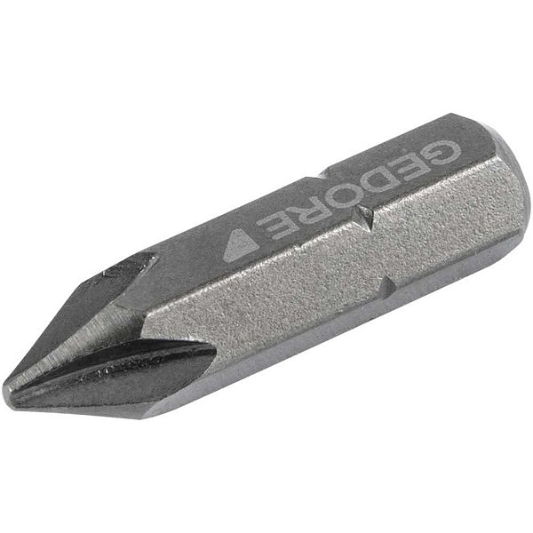 Bits ponteira phillips com encaixe sextavado 1/4" nº1 x 25,4mm 690 S25 GEDORE
