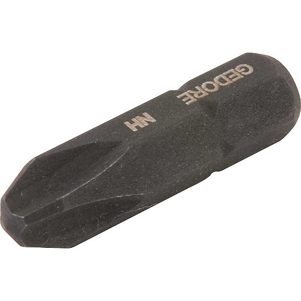 Bits ponteira phillips com encaixe sextavado 1/4" nº3 x 25mm 690 S25 GEDORE