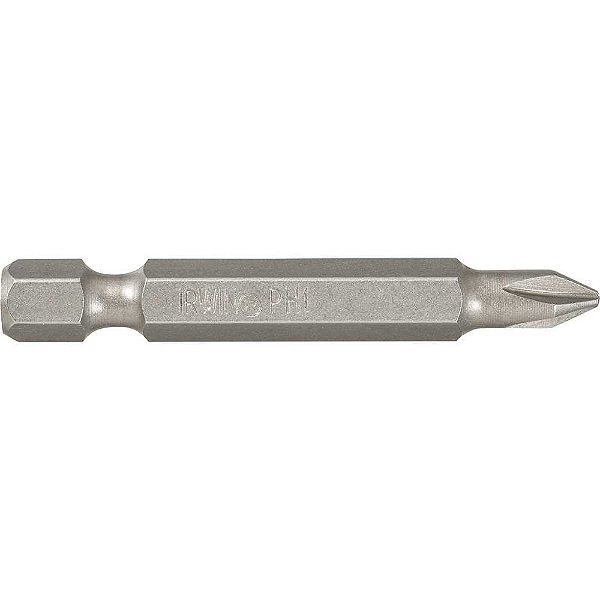 Bits/ponteira phillips com encaixe 1/4" nº1 x 50mm IW12897 kit com 10 peças IRWIN