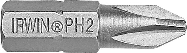 Bits/ponteira phillips com encaixe 1/4" nº2 x 25mm IW12888 kit com 10 peças IRWIN