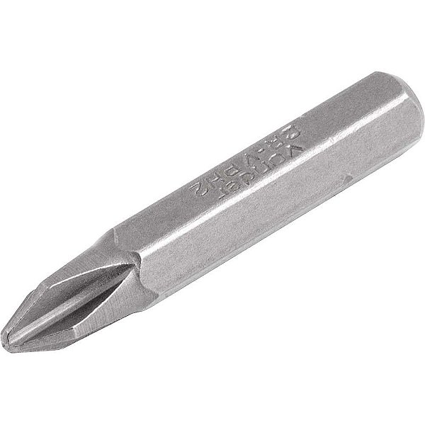Bits/ponteira phillips com encaixe 1/4" nº2 x 38mm com 5 peças VONDER