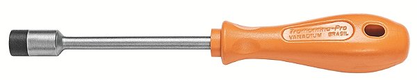 Chave de Fenda Canhão em Aço Cromo Vanádio 7/16" x 125 mm Tramontina PRO