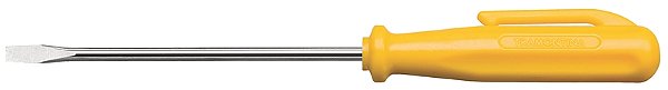 Chave de Fenda Clipe Tramontina MASTER Yellow com Ponta Chata 1/8x3"