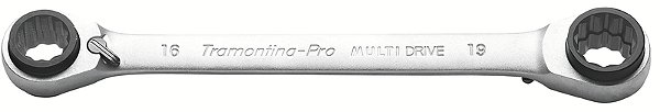 Chave Multidrive com Catraca 4 Bocas 13x15x17x19 mm Tramontina PRO