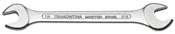 Chave Fixa 1/4x5/16" Tramontina MASTER com Corpo em Aço Especial Cromado